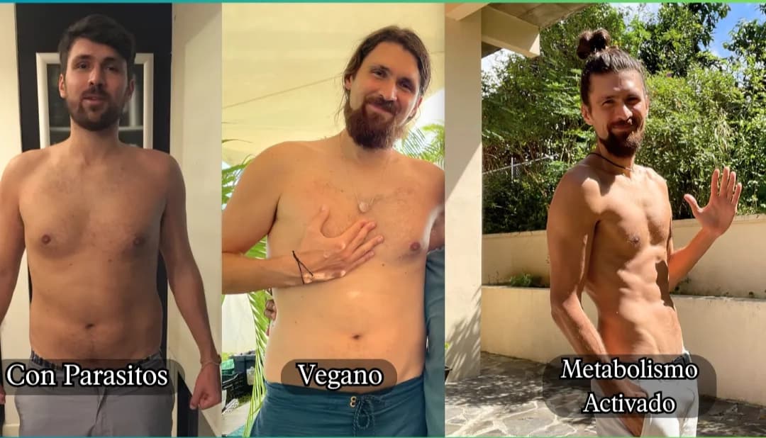 Transformación de Santiago: con parásitos, vegano, metabolismo activado